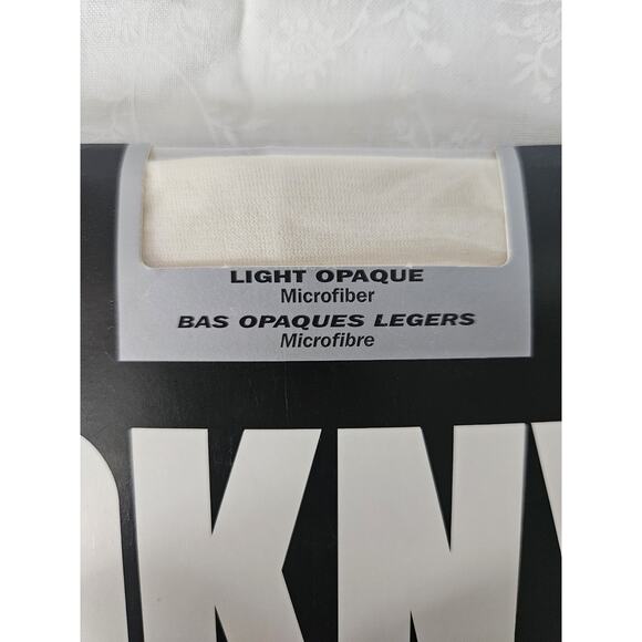New 1997 DKNY SHEERS Light Opaque Pantyhose Microfiber Control Top Medium - Picture 5 of 5